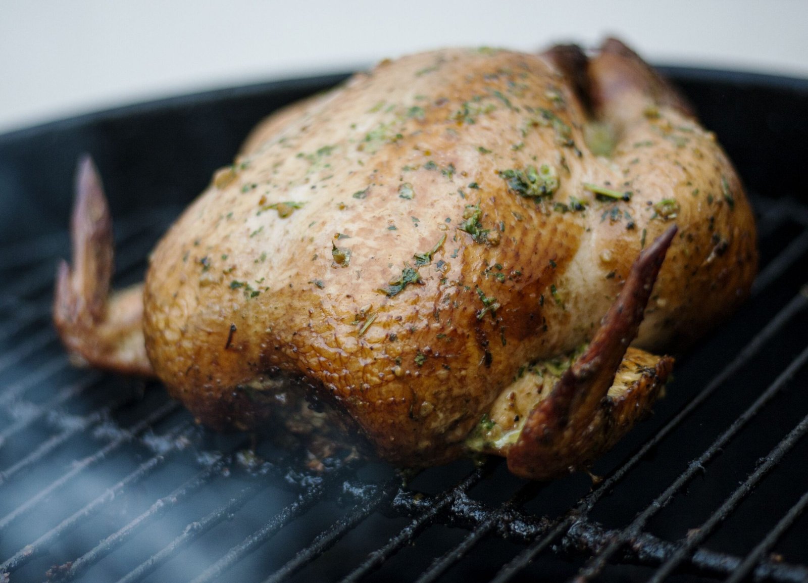 Whole small chicken on the grill (galeto)