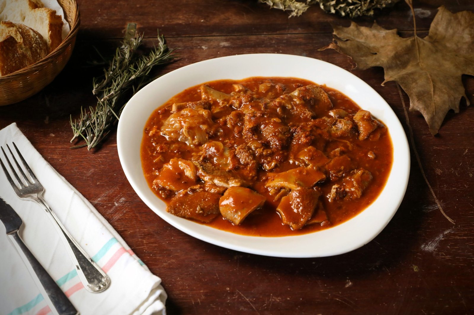 Brazilian tripe stew (dobradinha)