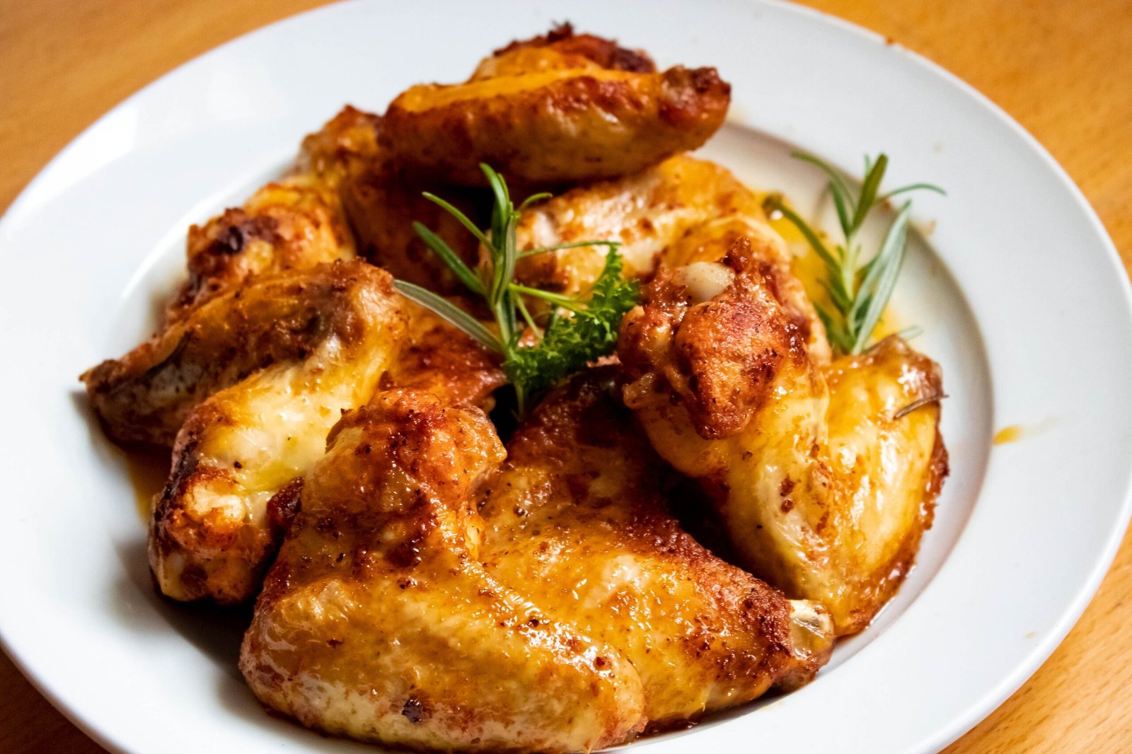 Grilled chicken wings